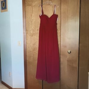 New Da Vinci bridesmaids dress burgundy color 20w